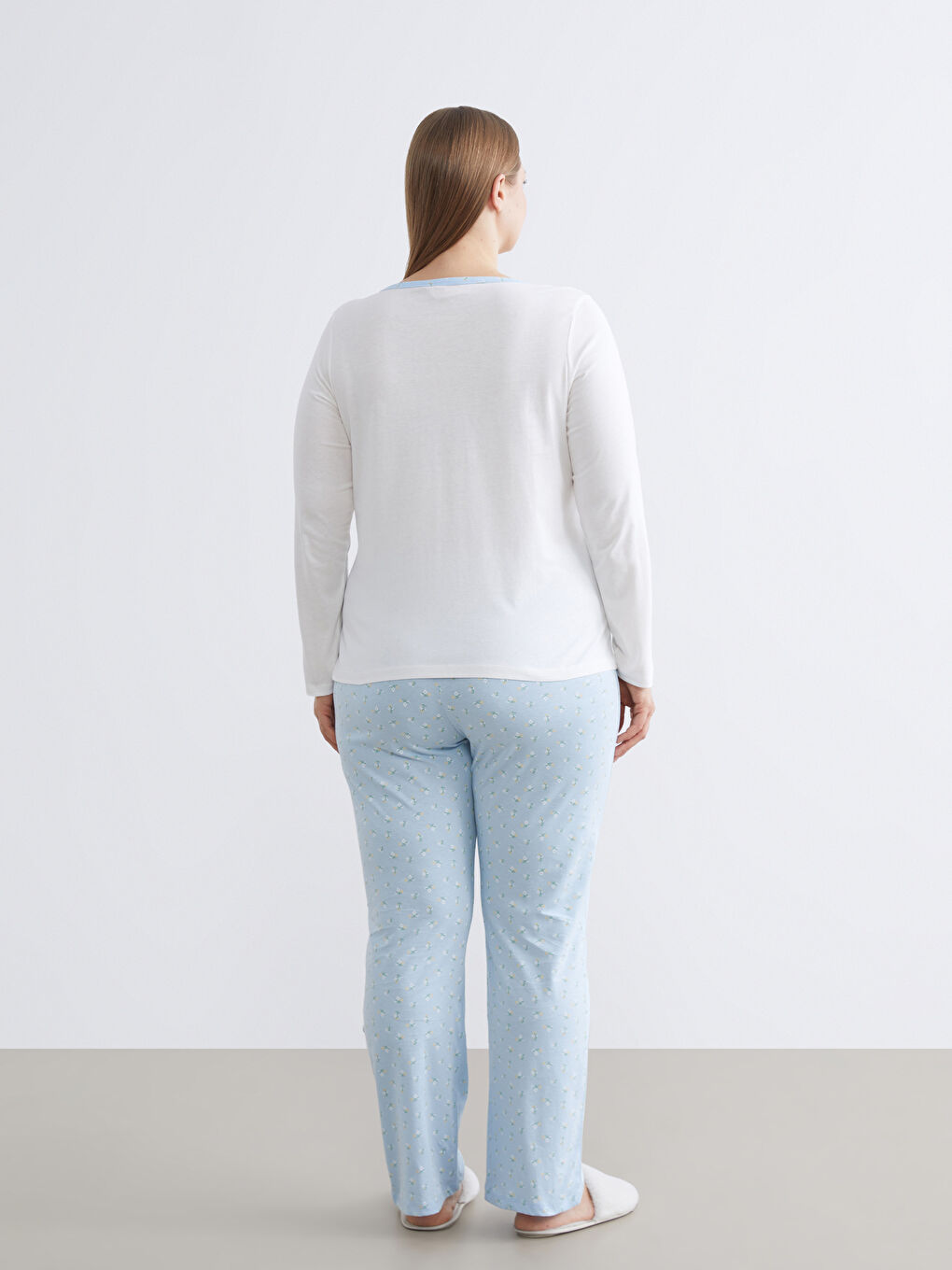 PLAVA Pidžama komplet Žena-3