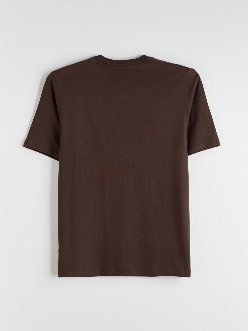 Kahverengi Bisiklet Yaka Penye Erkek Tişört 3'lü Paket-13