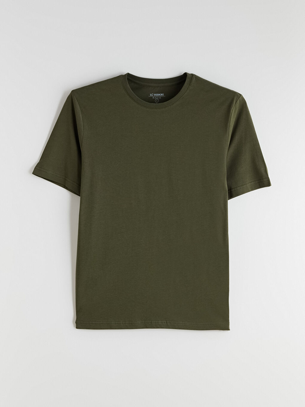 Antrasit Bisiklet Yaka Penye Erkek Tişört 3'lü Paket-12