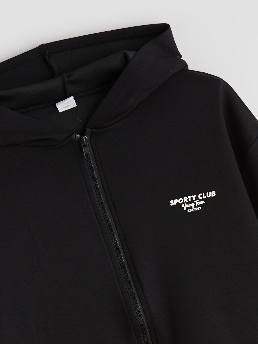 Hooded Boys' Zip-Up Sweatshirt-4