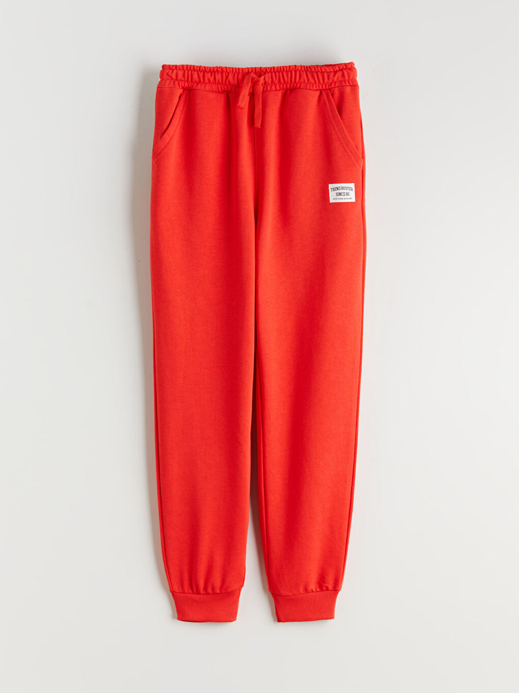 Turuncu Beli Lastikli Erkek Çocuk Jogger Eşofman Alt