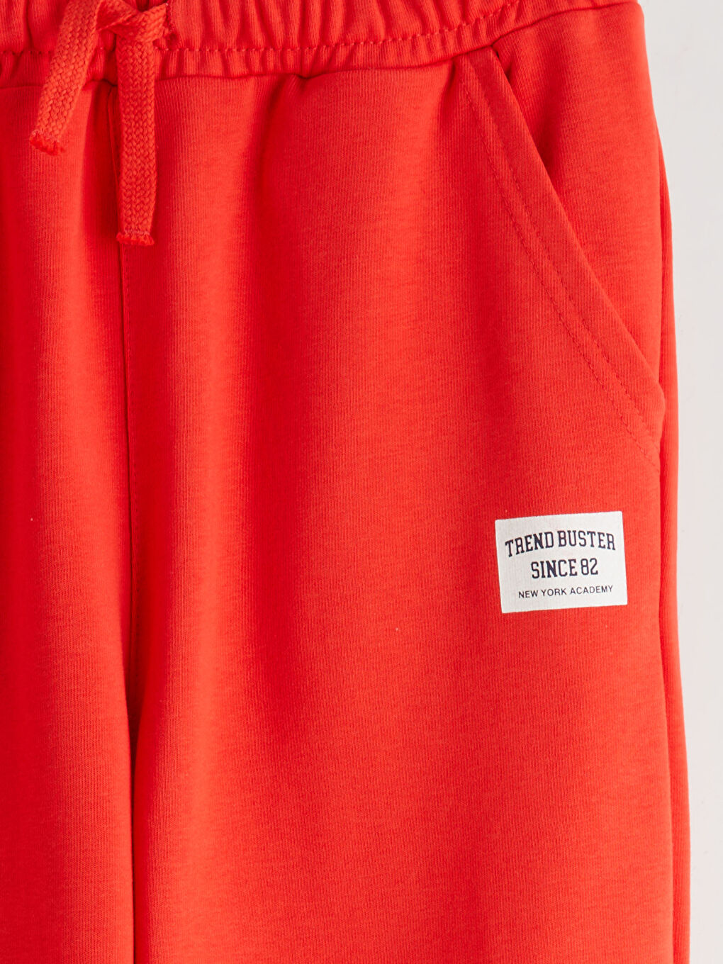 Turuncu Beli Lastikli Erkek Çocuk Jogger Eşofman Alt-2