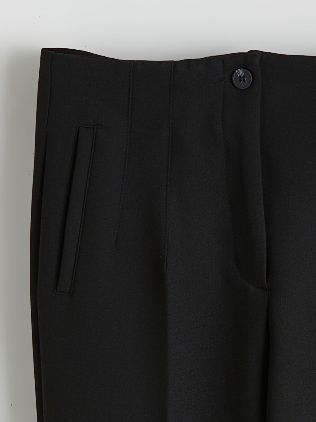 Siyah Yüksek Bel Cigarette Kadın Pantolon-5