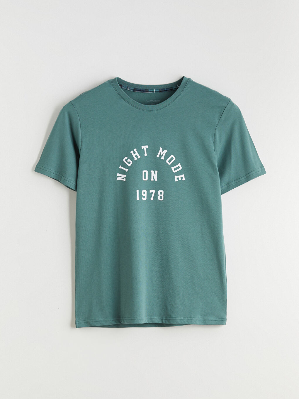 Yeşil Standart Kalıp Erkek Pijama Takımı-5