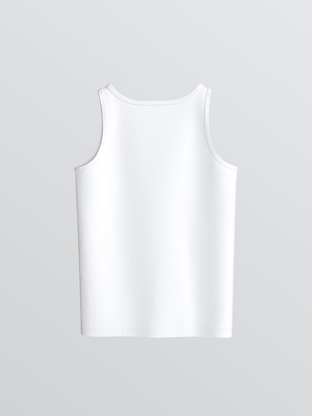 Beyaz Minecraft Baskılı Erkek Çocuk Atlet 2'li-3