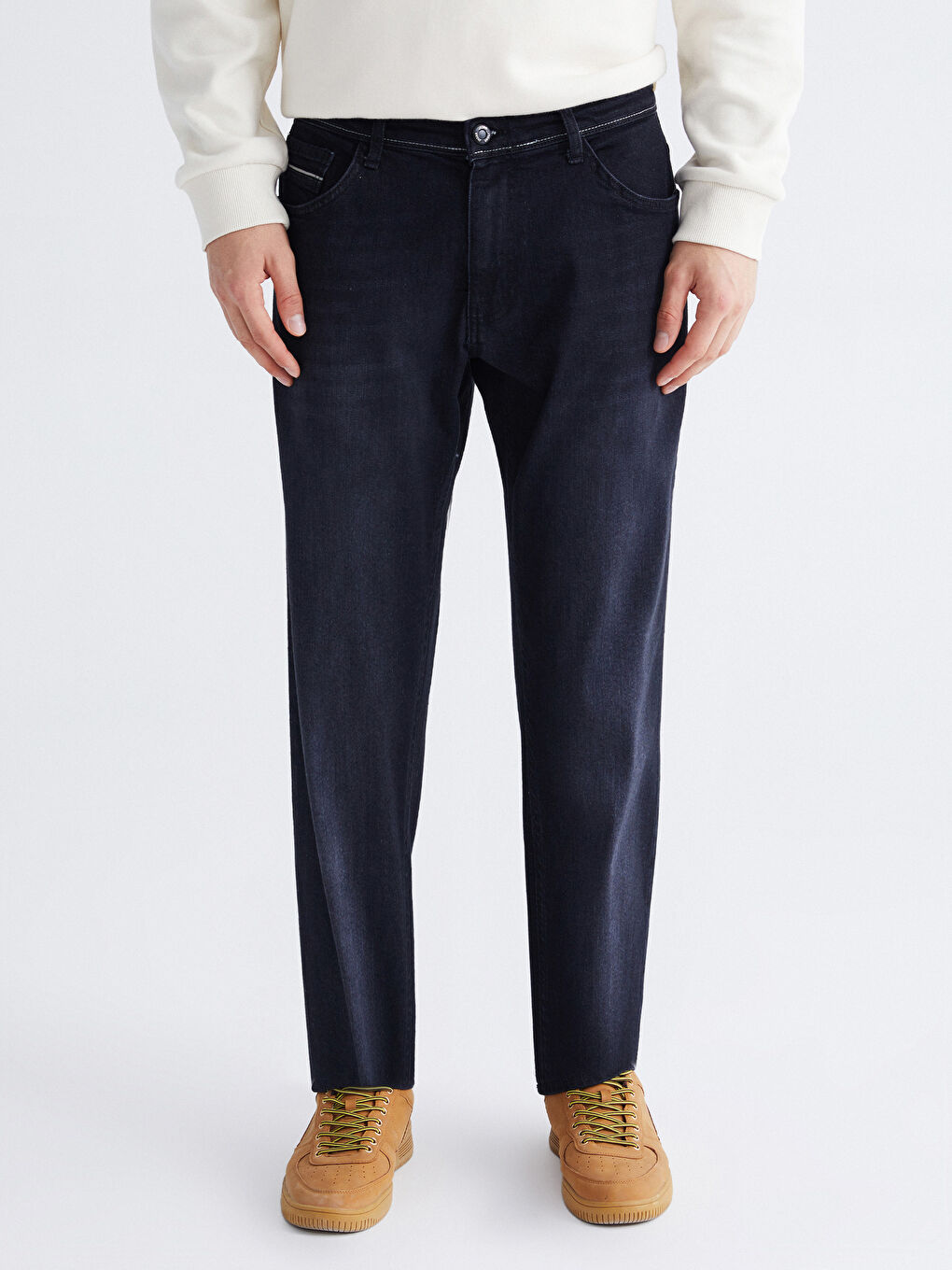 Siyah 779 Regular Fit Erkek Jean Pantolon-1