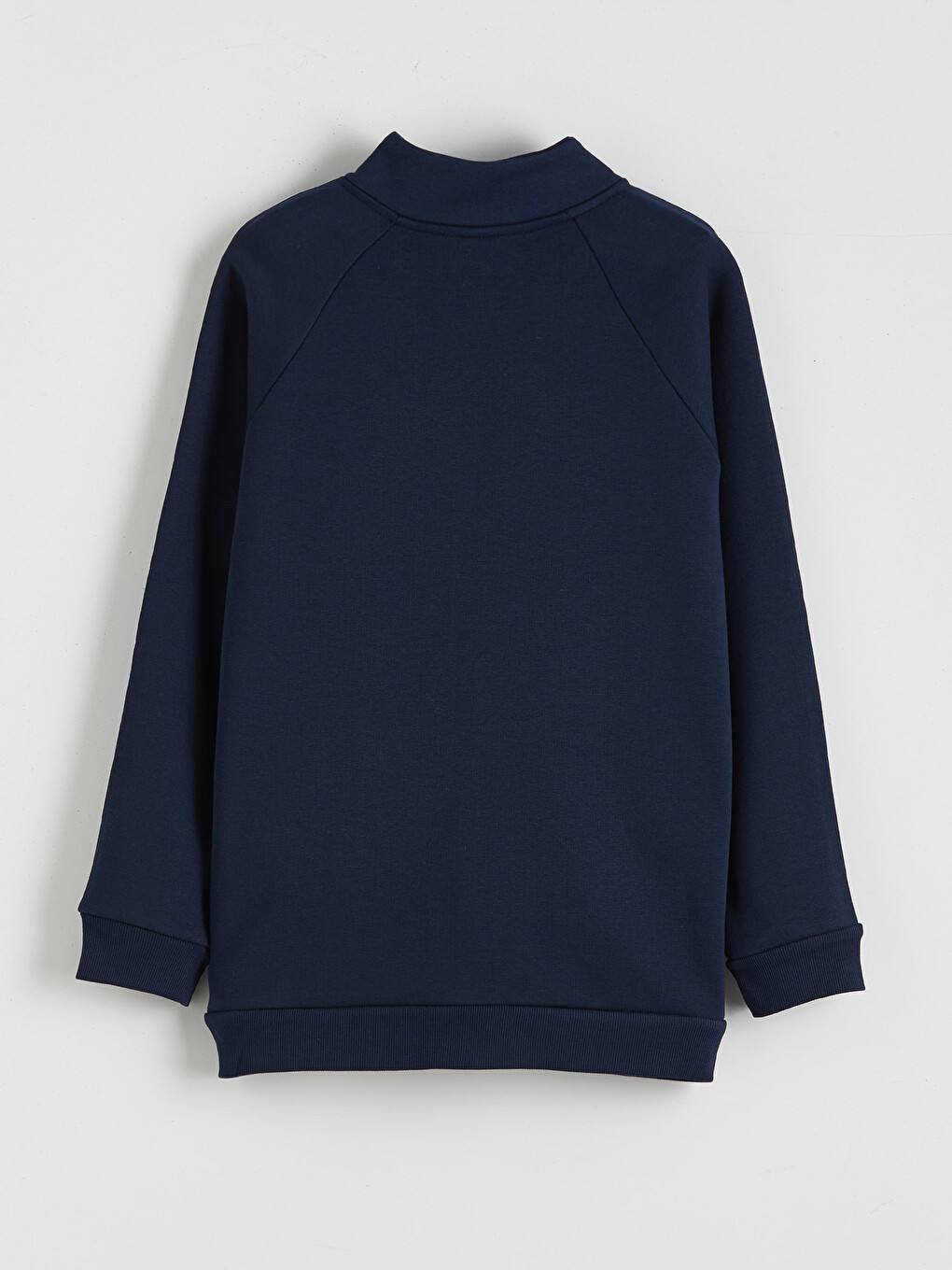 Lacivert Erkek Çocuk Fermuarlı Sweatshirt-1