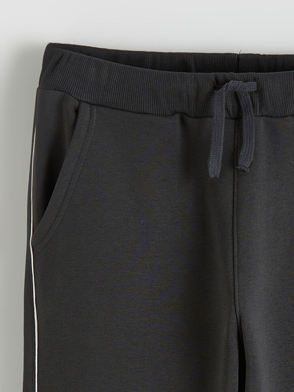 Antrasit Beli Lastikli Erkek Çocuk Jogger Eşofman Altı-2