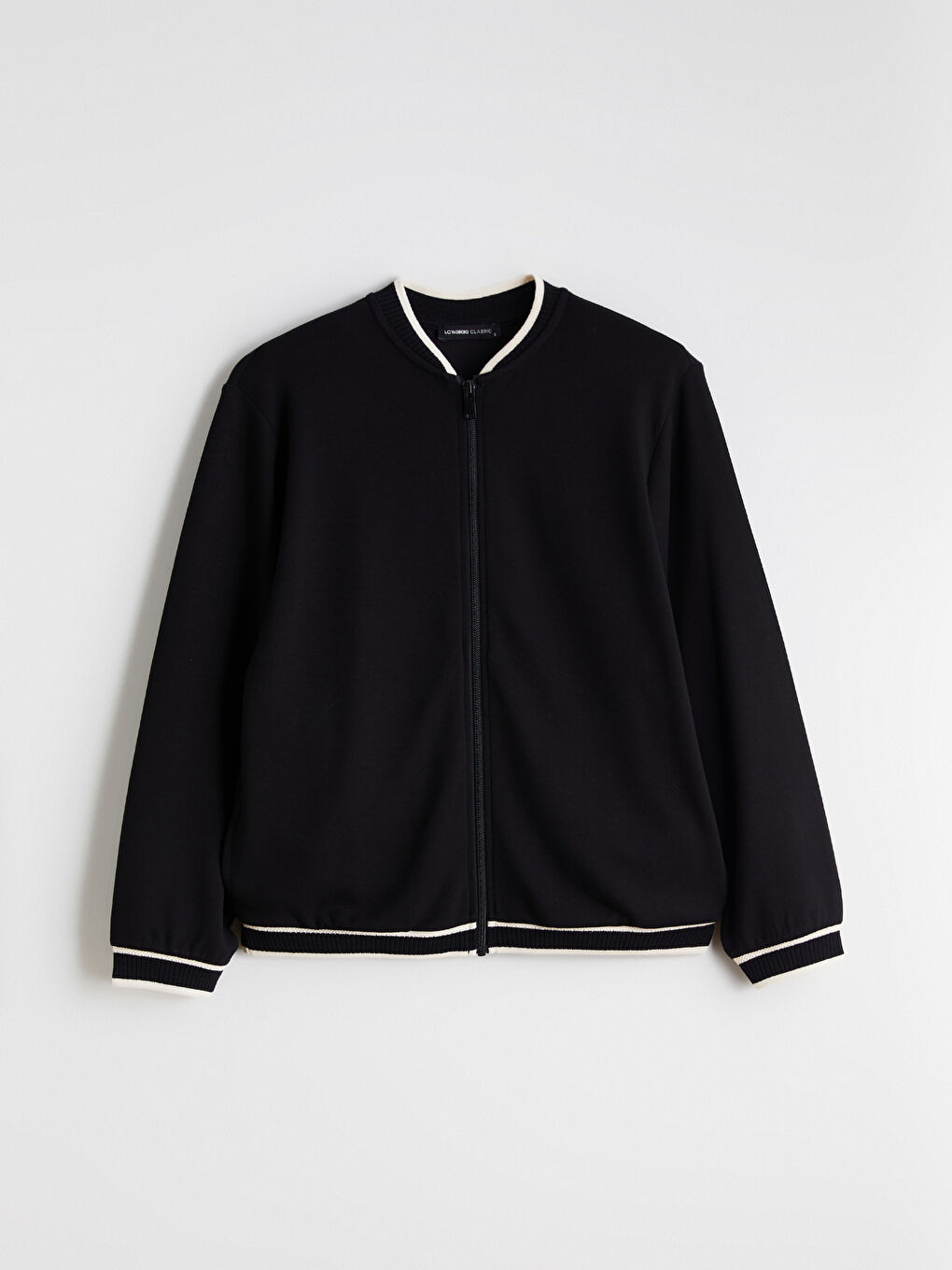 Siyah Kadın Kolej Ceket-4