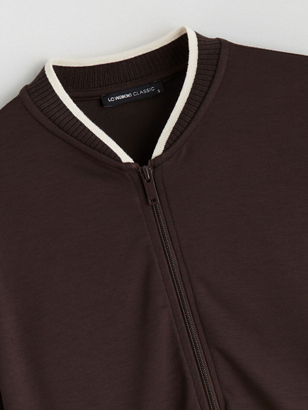 Kahverengi Kadın Kolej Ceket-5