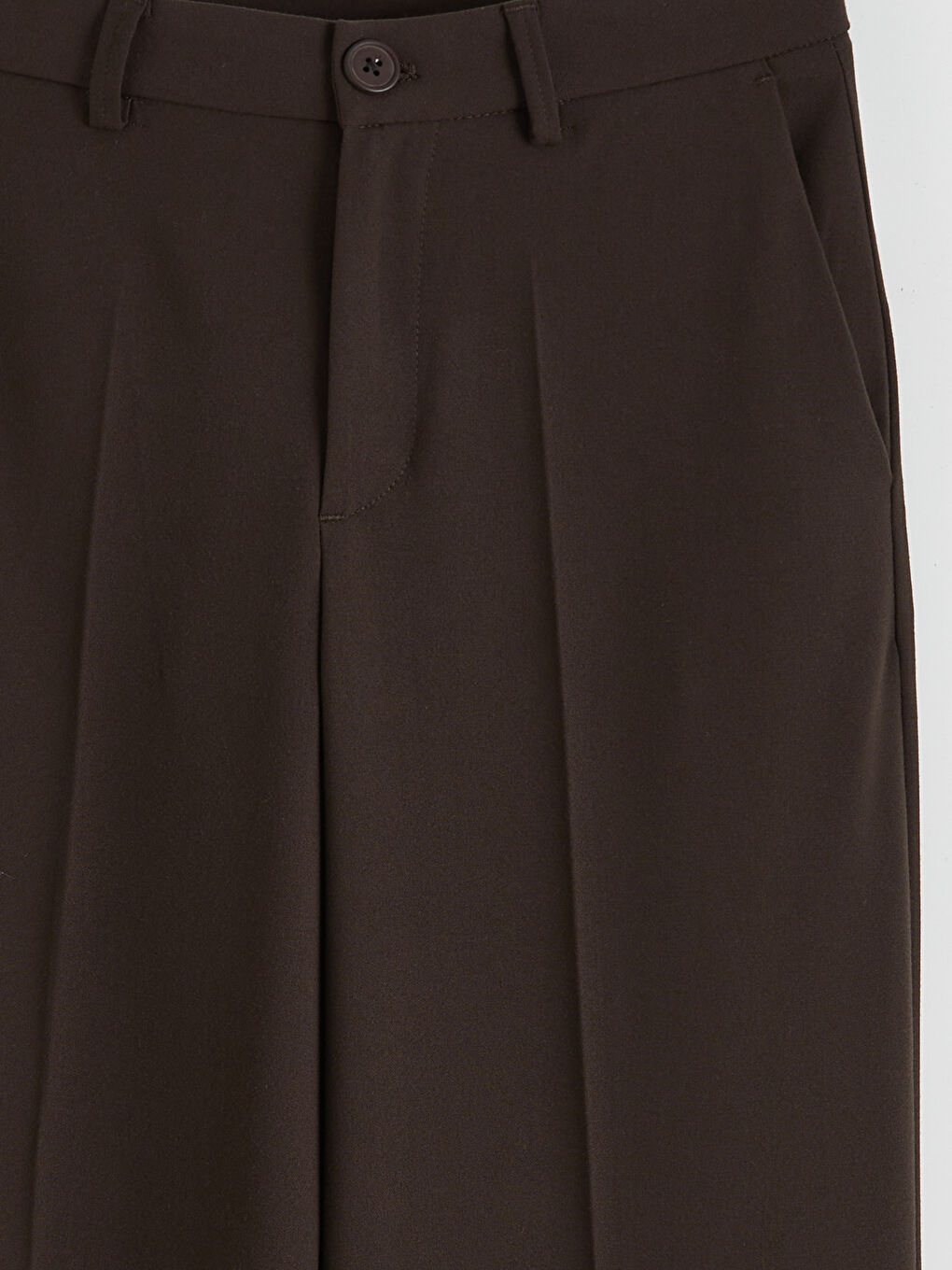 Regular Fit Wide Leg Women's Trousers-8