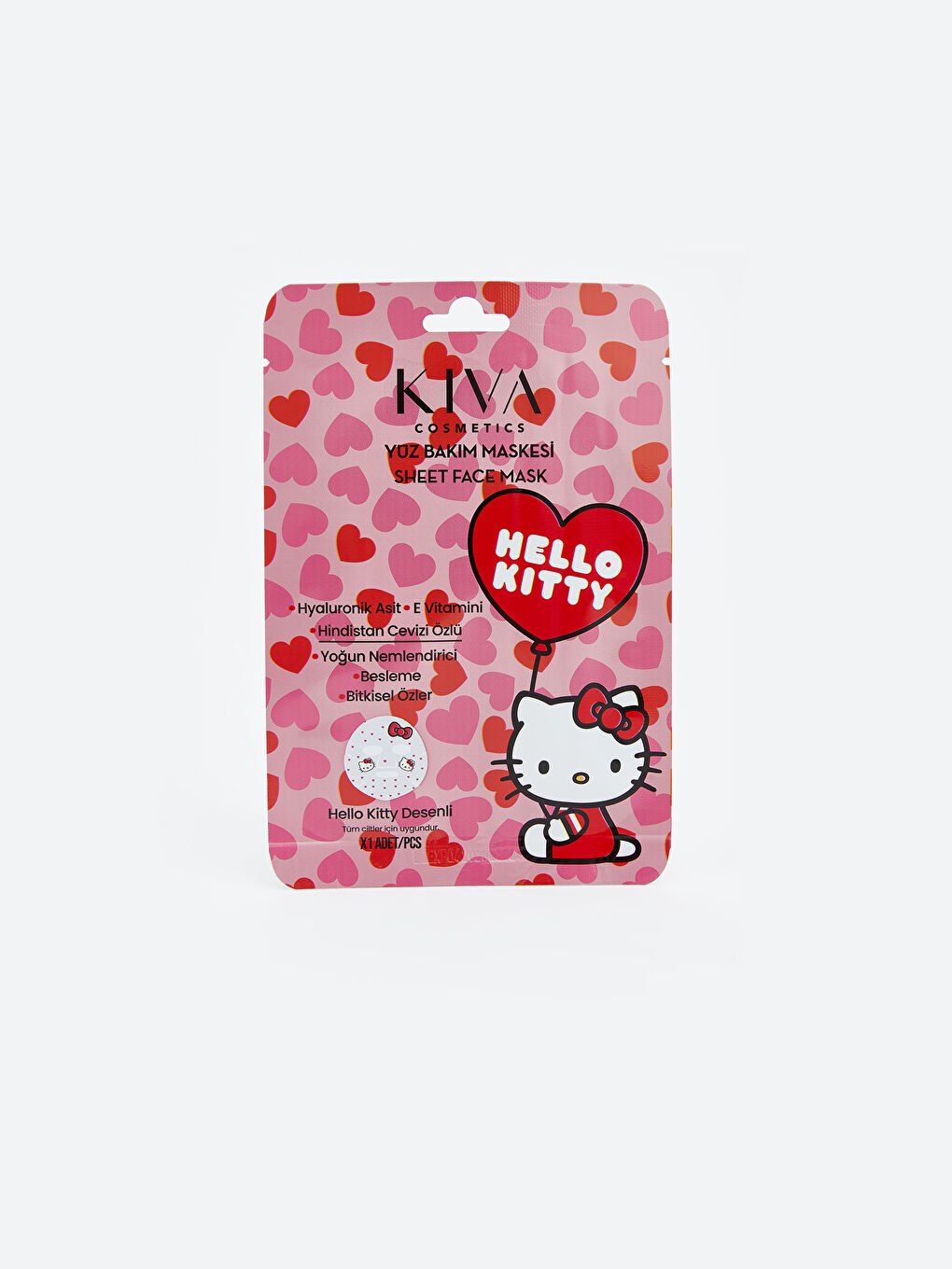 Hello Kitty Baskılı Kız Çocuk Yüz Maskesi-2