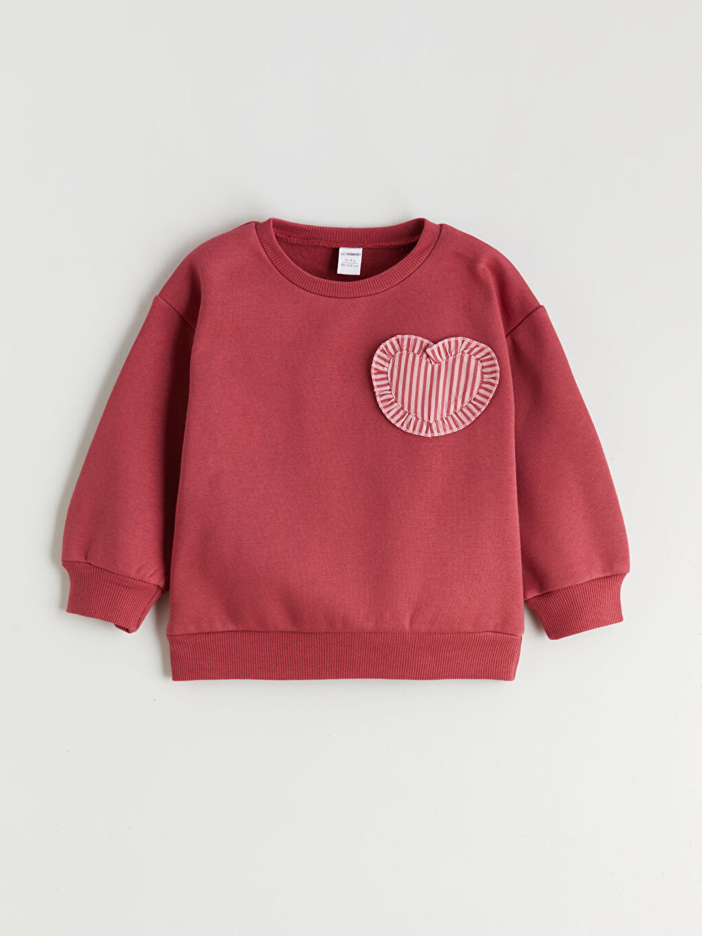Crew Neck Girls' Sweatshirt-2