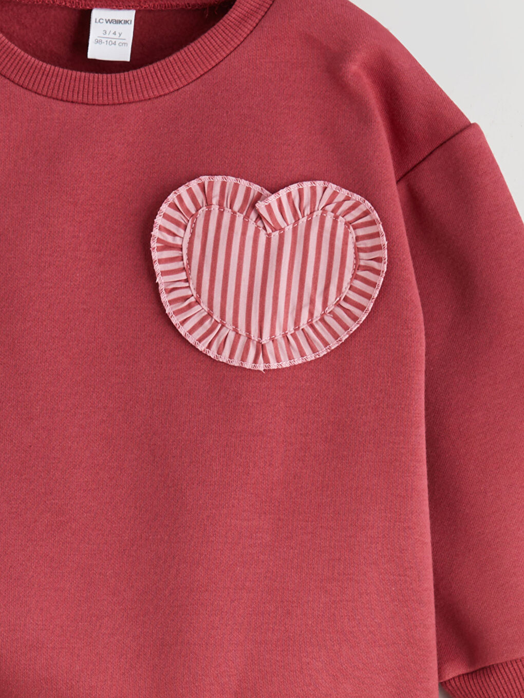 Crew Neck Girls' Sweatshirt-4