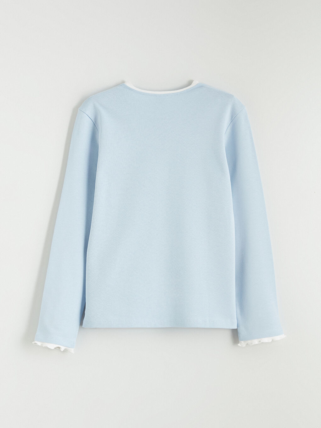 Crew Neck Printed Girls' T-Shirt-2