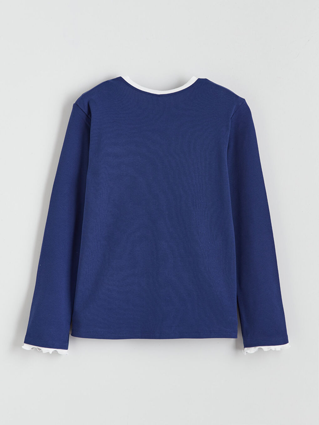 Crew Neck Printed Girls' T-Shirt-1