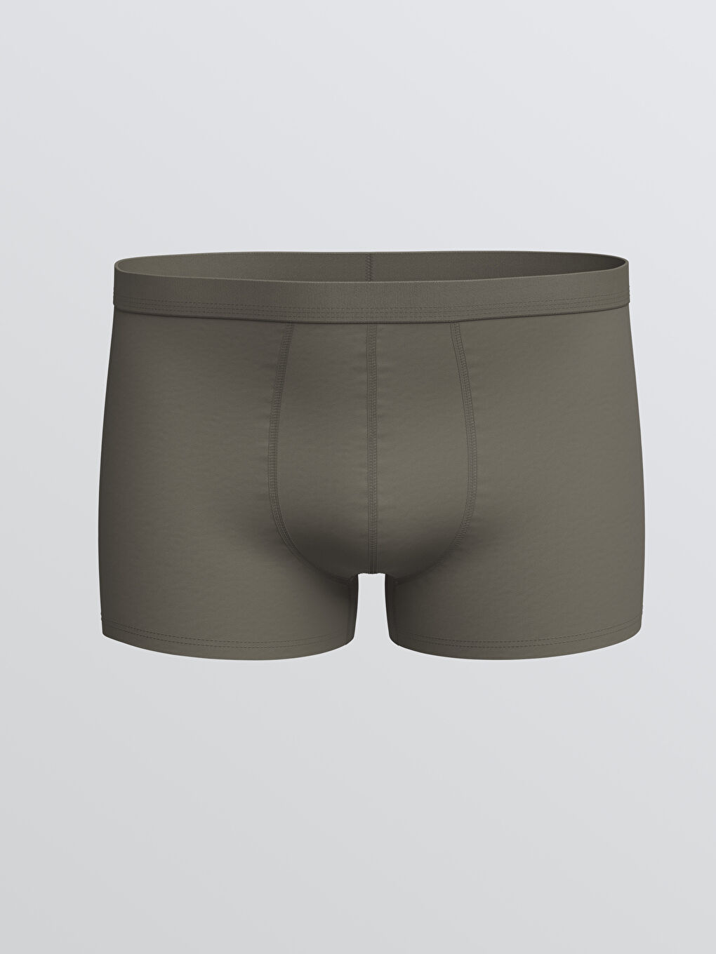 سراويل بوكسر قطن مطاطي بقصة عادية للرجال - ٣ قطع-1