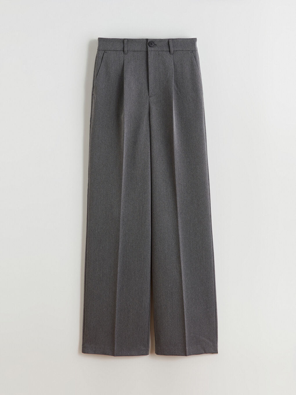Loose Fit Wide Leg Women's Trousers-4