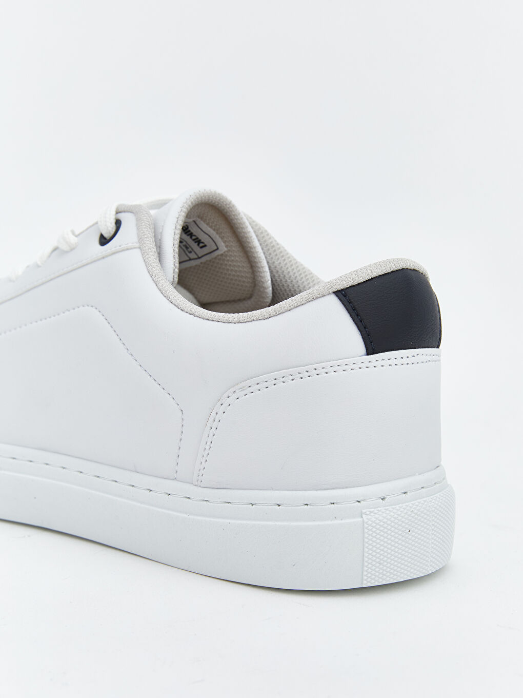 Beyaz Bağcıklı Erkek Spor Ayakkabı-4