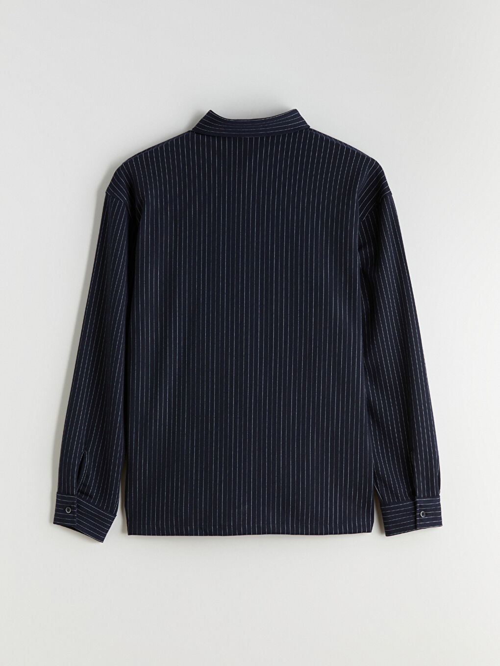 Regular Fit Long Sleeve Striped Men's Shirt-4