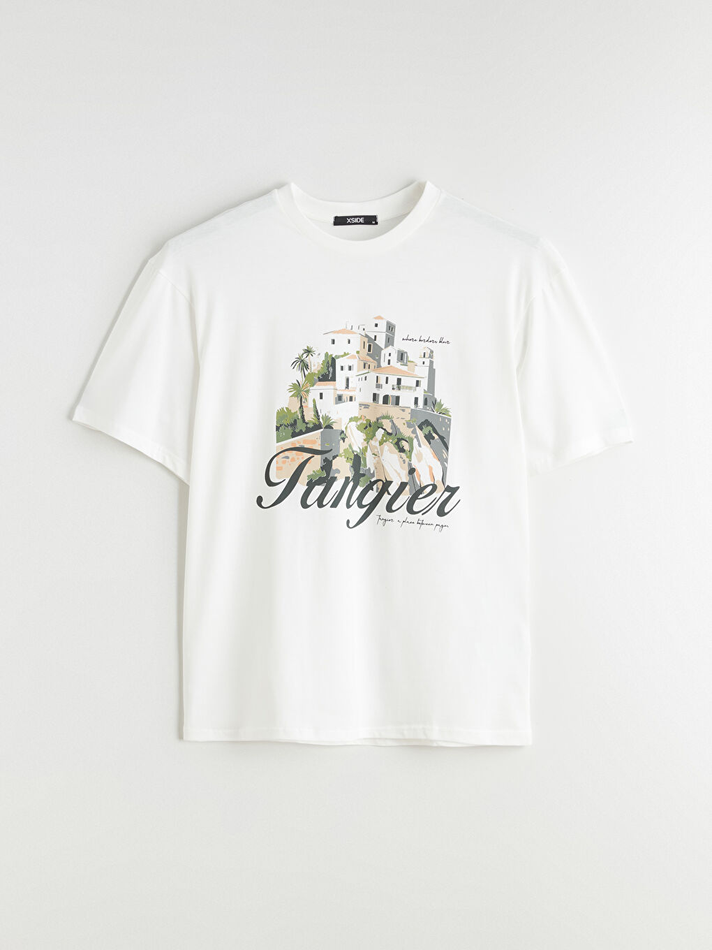 Crew Neck Printed Men's T-Shirt-4