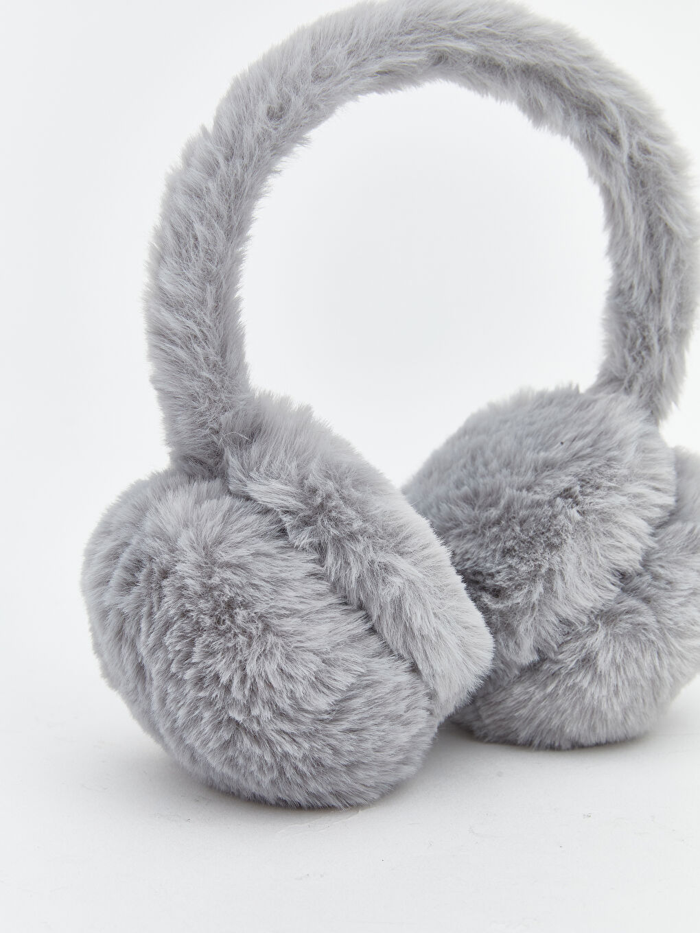 Gri Kız Çocuk Pelüş Kulaklık-2