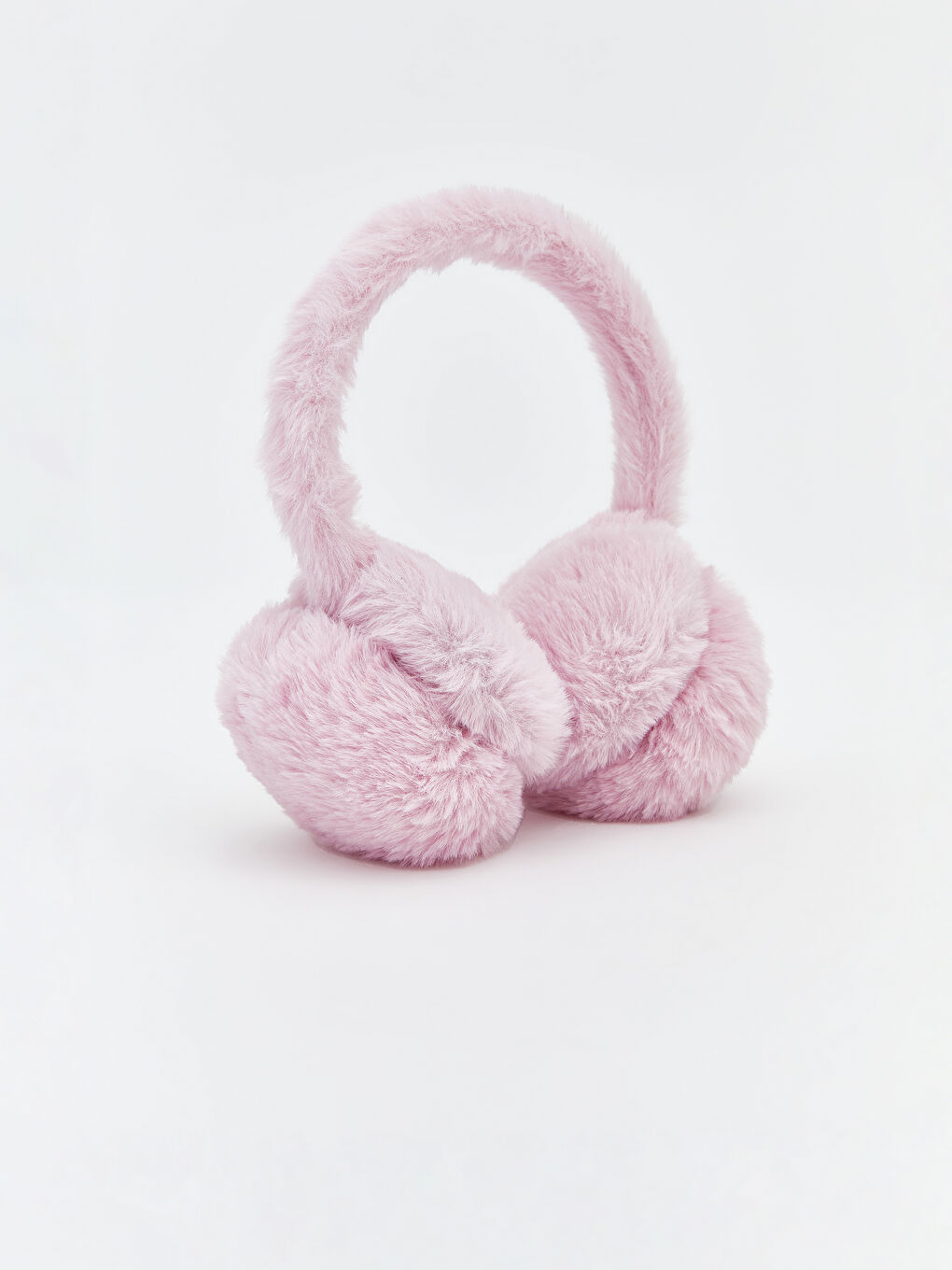 Pembe Kız Çocuk Pelüş Kulaklık-1