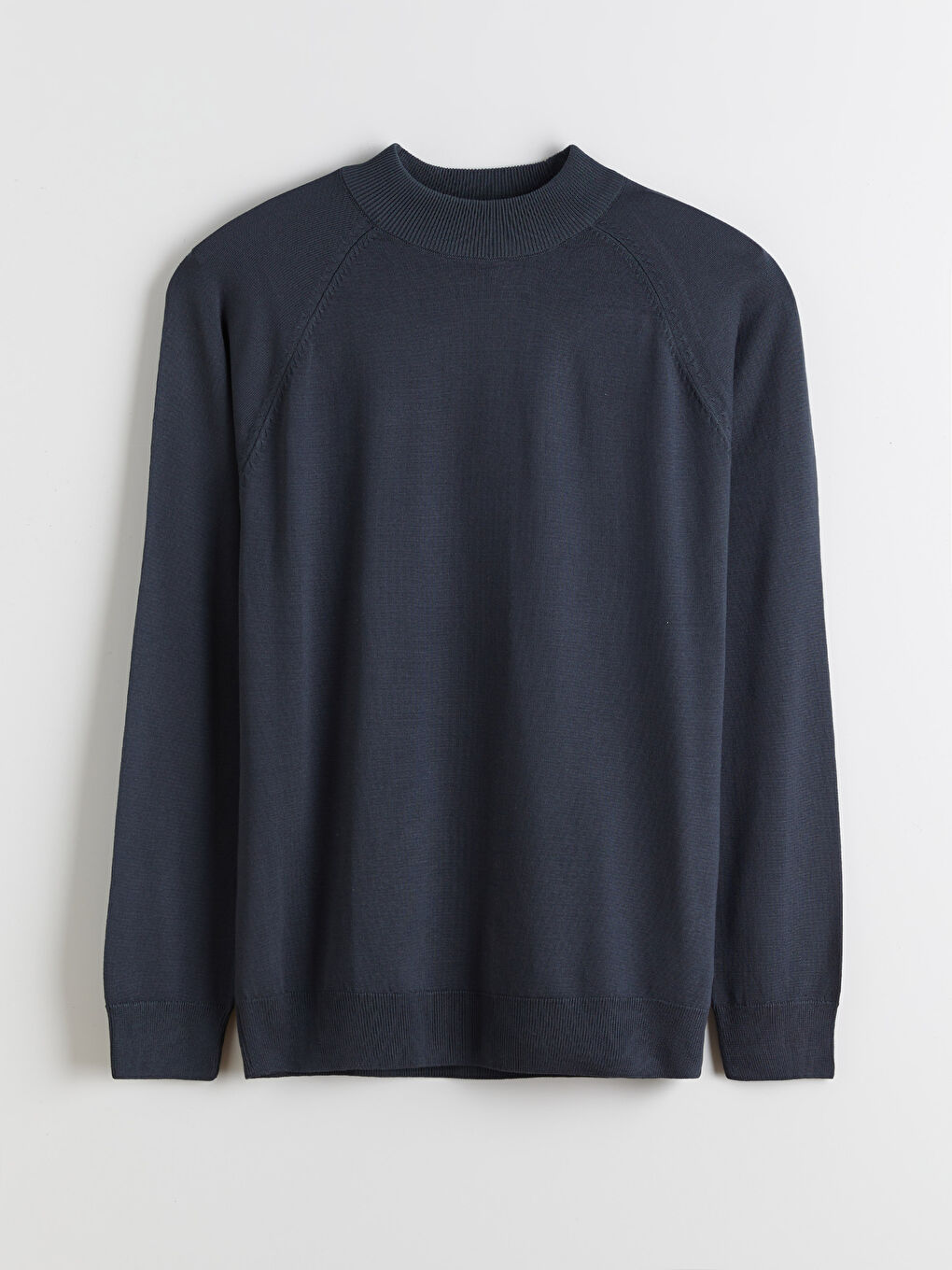 Antrasit Yarım Balıkçı Yaka Erkek Triko Kazak-4