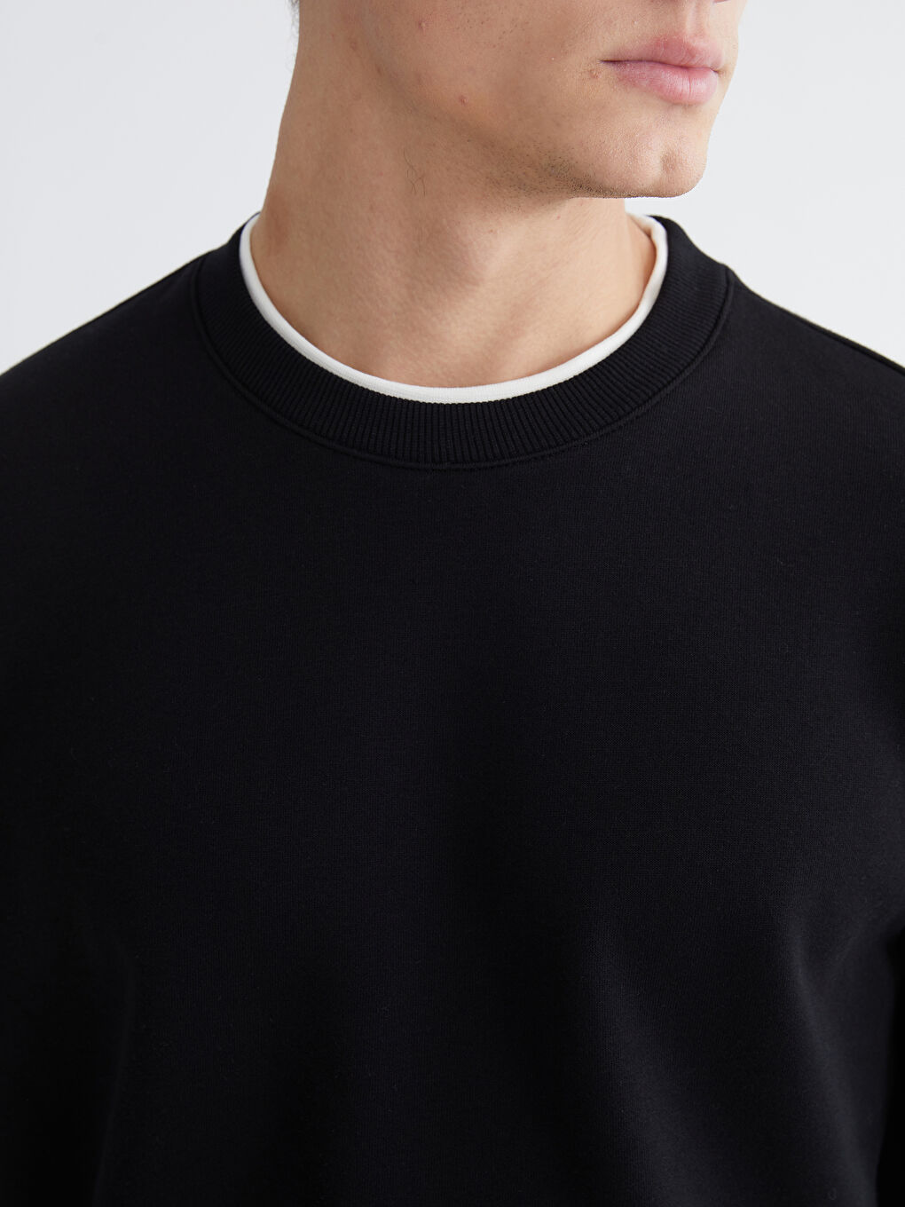 Мужчины Черный Свитшот-2