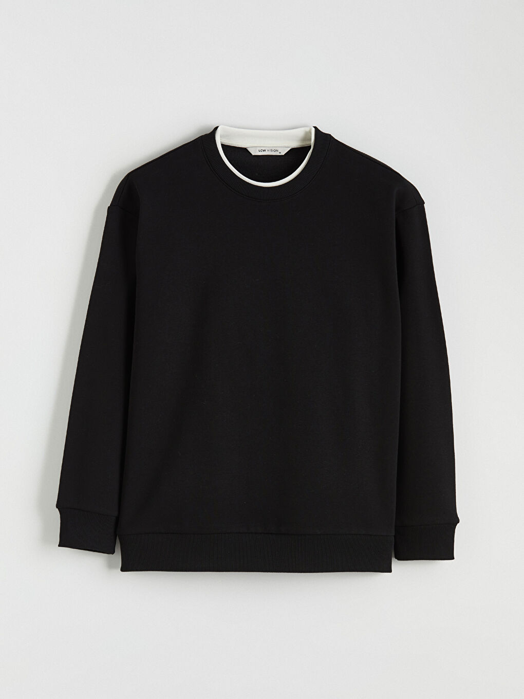 Мужчины Черный Свитшот-4