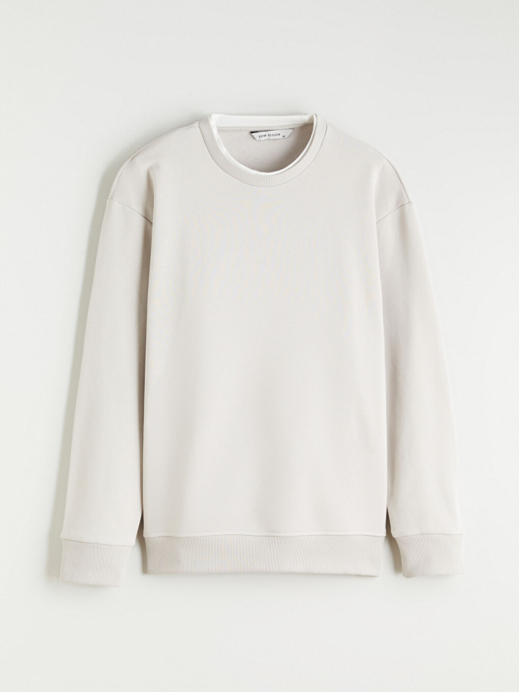 მამაკაცები ბეჟი თბილი ზედა-4