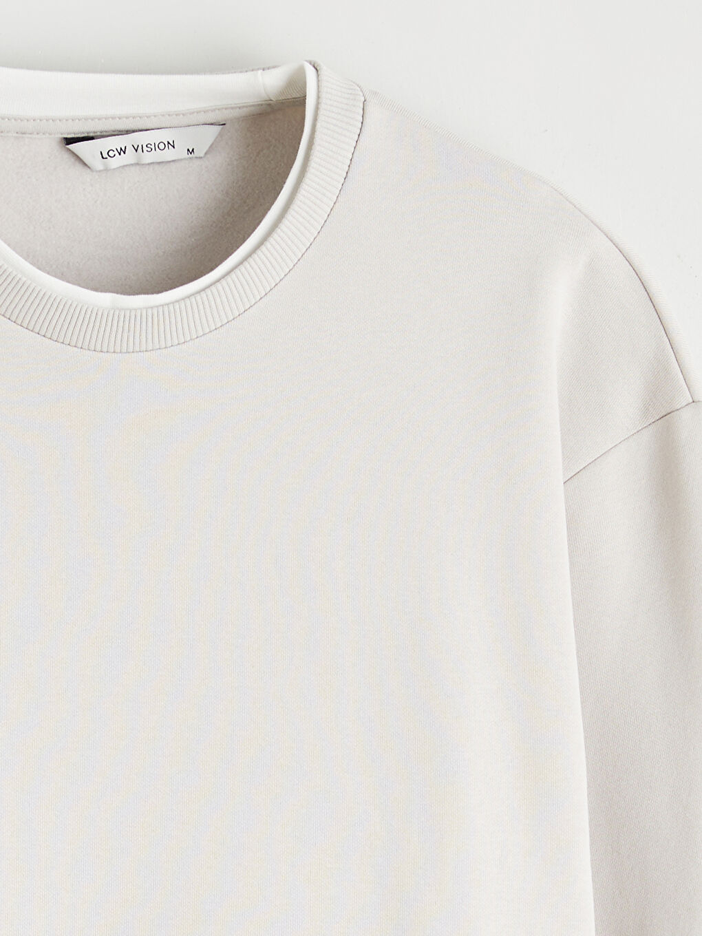 მამაკაცები ბეჟი თბილი ზედა-5