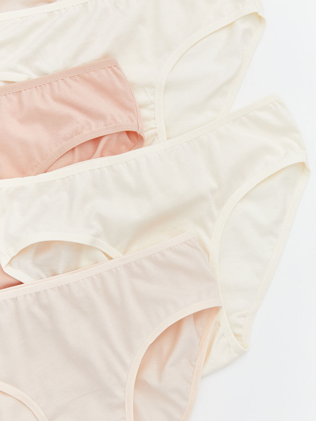 Pembe Basic Kız Çocuk Külot 5'li-1
