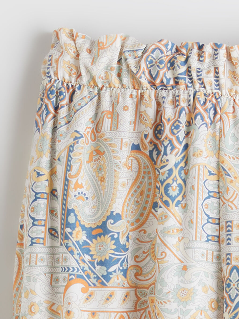 Pantalone sa elastičnim strukom i štampanim dezenom za devojčice-1