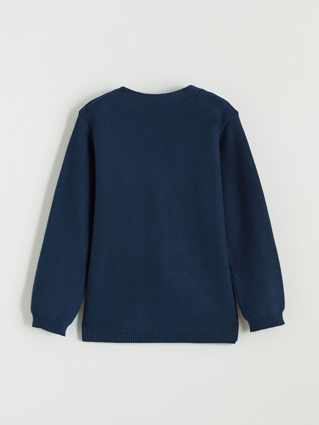 V-Neck Boys' Knit Cardigan-2