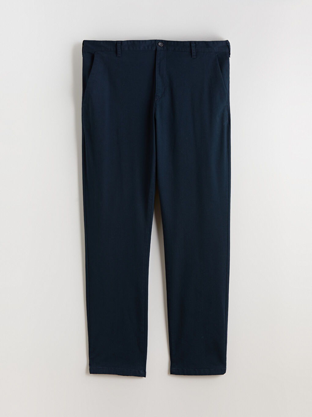 Lacivert Büyük Beden Standart Kalıp Erkek Chino Pantolon-8