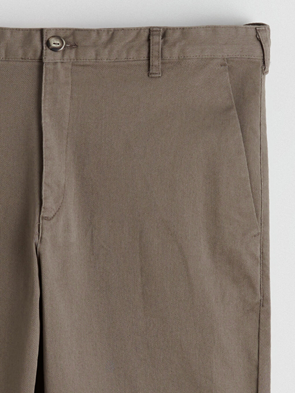 Kahverengi Büyük Beden Standart Kalıp Erkek Chino Pantolon-9