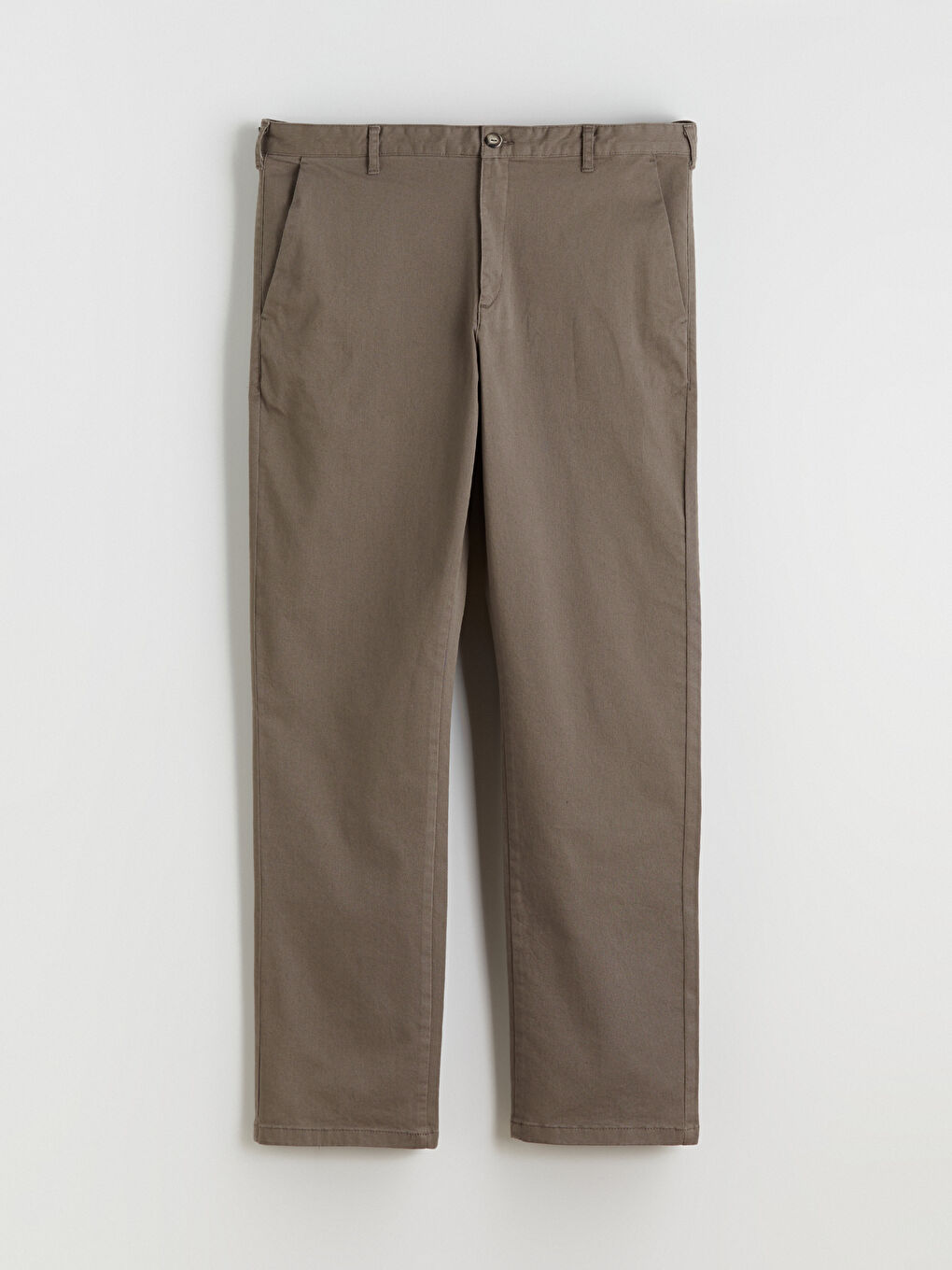 Kahverengi Büyük Beden Standart Kalıp Erkek Chino Pantolon-8