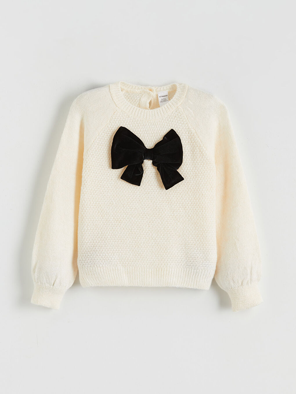Crew Neck Girls' Knitwear Sweater