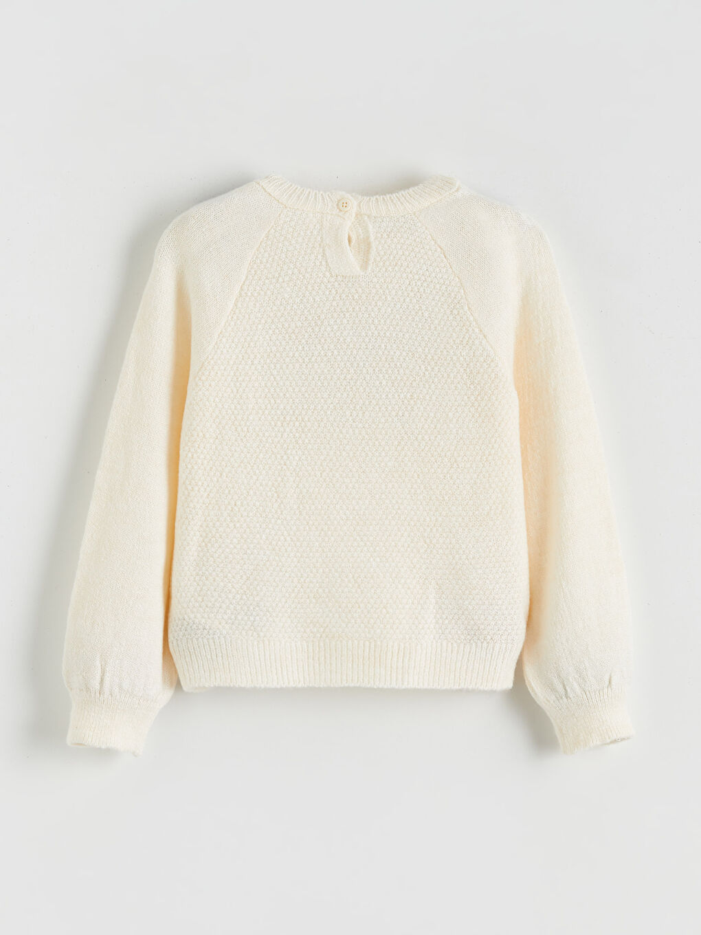 Crew Neck Girls' Knitwear Sweater-1