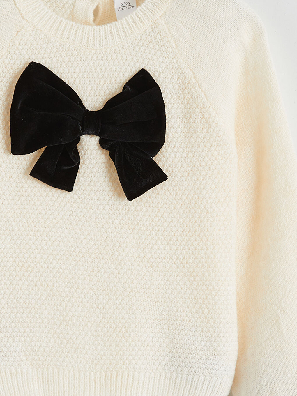 Crew Neck Girls' Knitwear Sweater-2