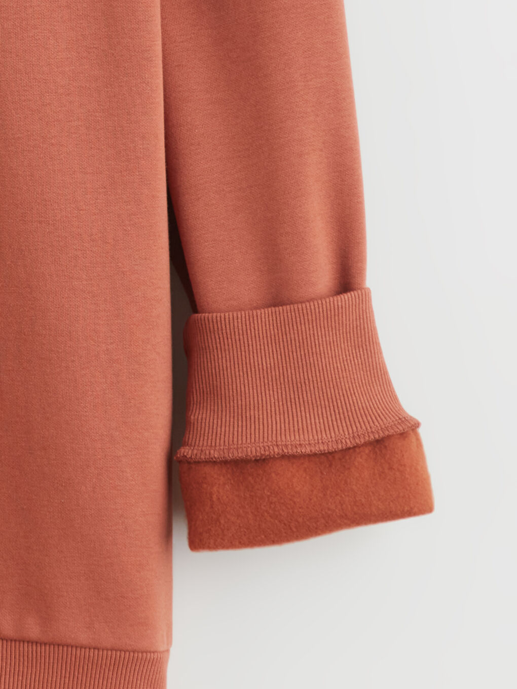 Kahverengi Bisiklet Yaka Baskılı Erkek Sweatshirt-6