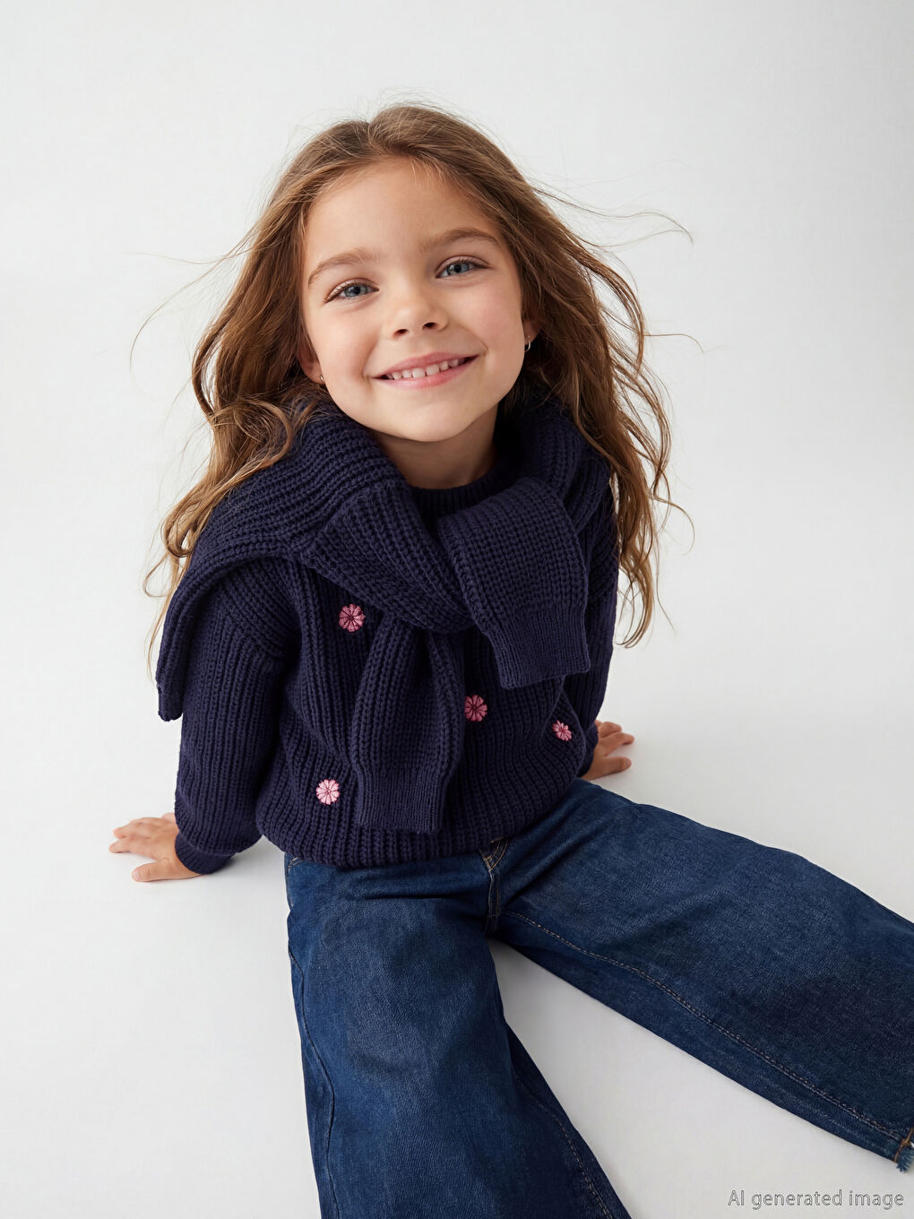 چاکەت شینی تۆخ کچ