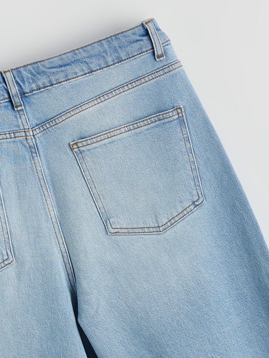 İndigo Wideleg Kadın Jean Pantolon-5