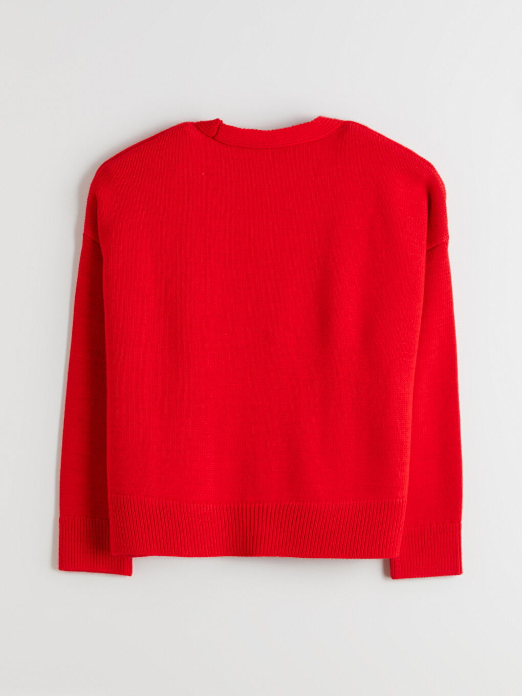 Kardigan Ženski Pleteni V Izrez Preveliko-5