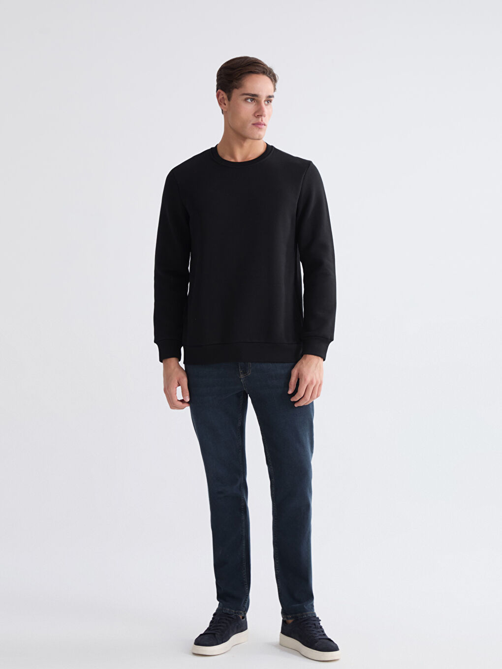 Свитшот с круглым вырезом для мужчин-1