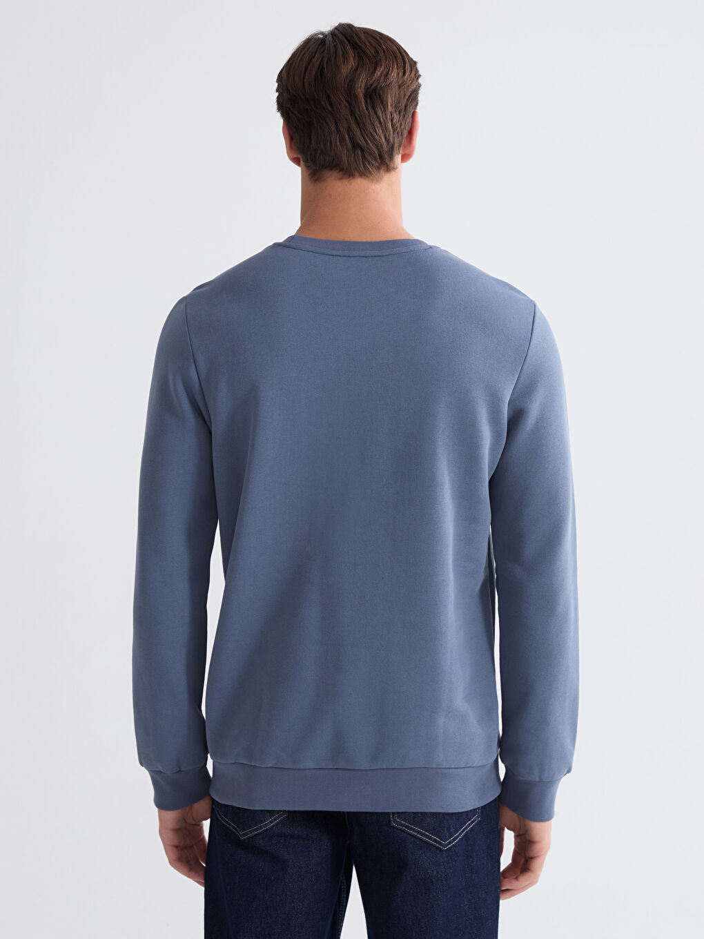 Свитшот с круглым вырезом для мужчин-3