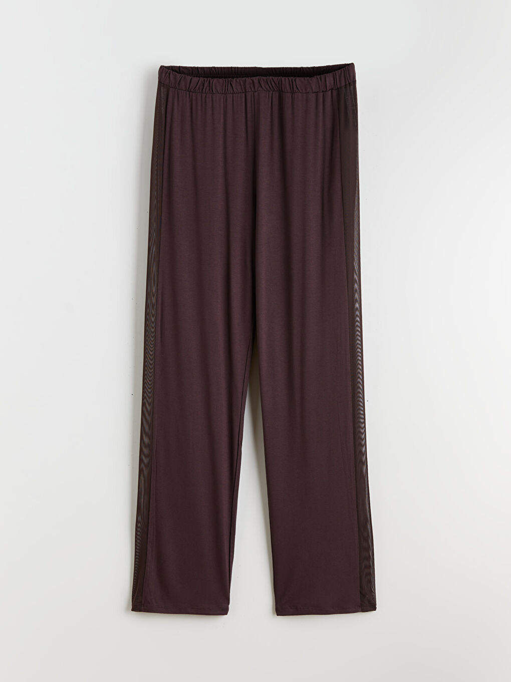 Kahverengi V Yaka Kadın Pijama Takım-6