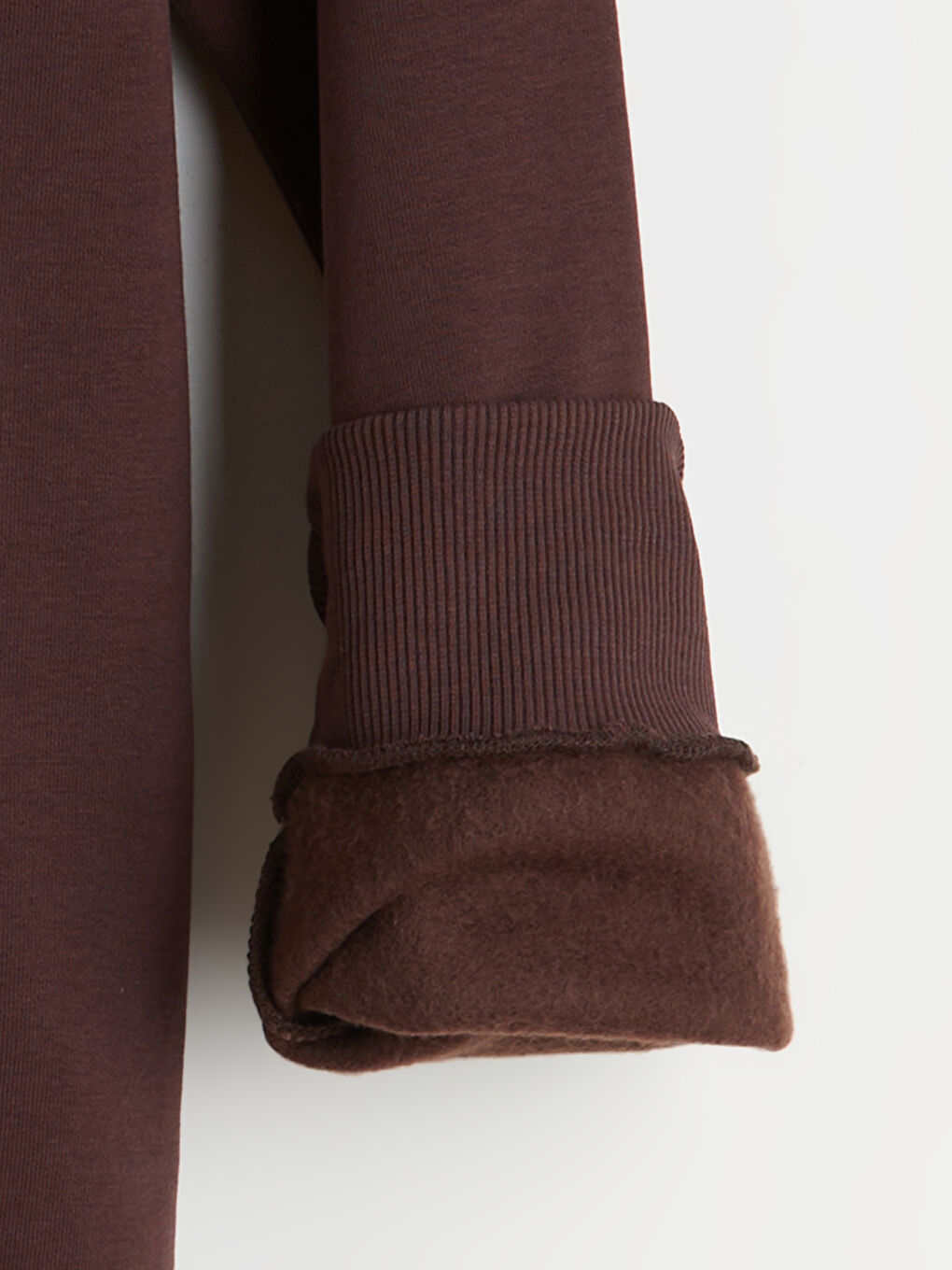 Mürdüm Bisiklet Yaka Baskılı Erkek Sweatshirt-5