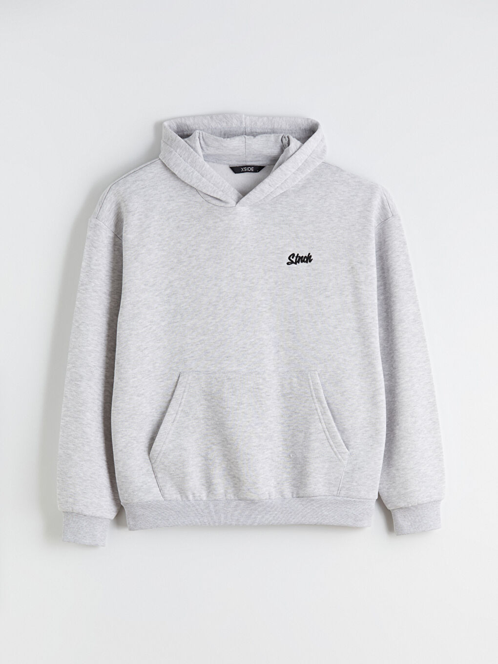 Суитшърт с качулка с дълъг ръкав за мъже-4